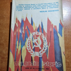 Revista Magazin Istoric - mai 1981