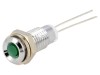 Lampa LED Verde 3mm PCB Mentor M.3030G Montaj 6mm Fara Rezistor