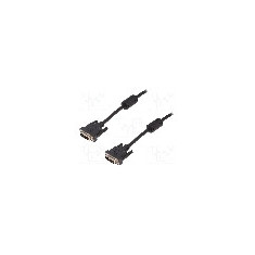 Cablu DIN - DIN, din ambele par&#355;i, DVI-D (18+1) mufa, 5m, negru, ASSMANN - AK-320100-050-S