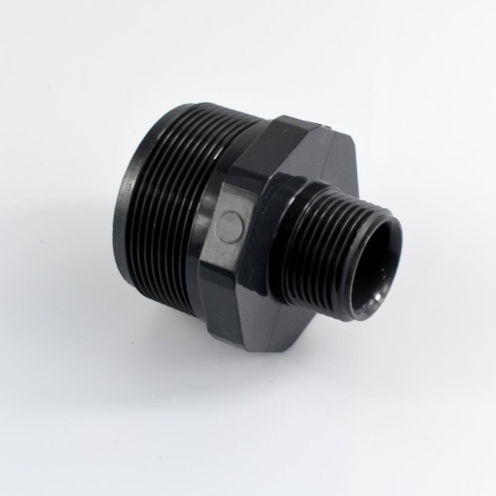 PVC - U Doppelnippel redus AG 2&quot; x 1&quot;