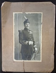 PM352N Locotenent-colonel Christodulo &icirc;n ținută de ceremonie, Ordinul Coroana Rom&acirc;niei, Steaua Rom&acirc;niei, Coroana Rom&acirc;niei, Av&acirc;ntul Țării 1914 Tecuci