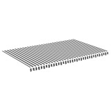 Cumpara ieftin Panza de rezerva copertina, antracit si alb, 500x300 cm, poliester