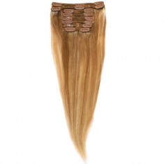 Clip-On Par Natural MegaVolum 50cm 240gr Balayage Saten Luminos/Blond Deschis/Blond Mediu 8/60/18 foto