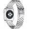 Curea pentru Apple Watch Silver Jewelry iUni 44mm Otel Inoxidabil