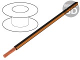 Cablu BQ CABLE H05V-K LgY 2,5mm&sup2; PVC Negru-Portocaliu 50m LGY2.5-BK/OR