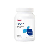 Cumpara ieftin GNC Biotin 5000 mcg, Biotina, 120 capsule