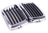 Grila radiator Bmw Seria 5 (E28), 1981-1988, crom/negru, 51131873253, 201305