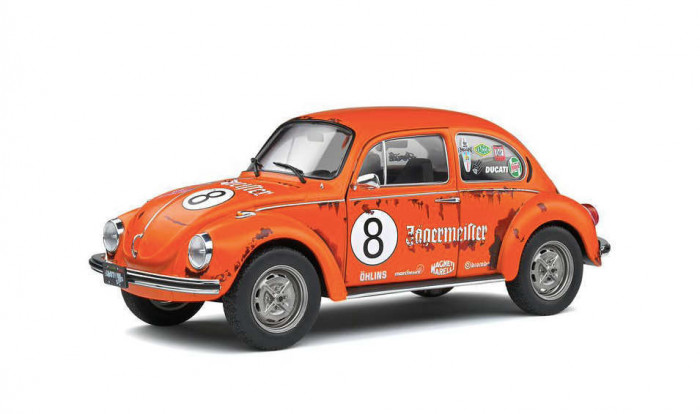 Macheta auto Volkswagen Beetle 1303 Jaeger Tribute Orange 1974, 1:18 Solido