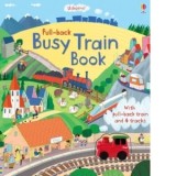 Pull-back Busy Train Book - Fiona Watt