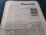 ZIARUL SPORTUL 5 MAI 1984 ETAPA