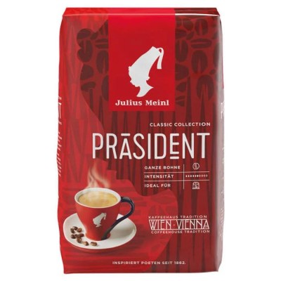 Julius Meinl der Prasident Cafea boabe, 500g foto