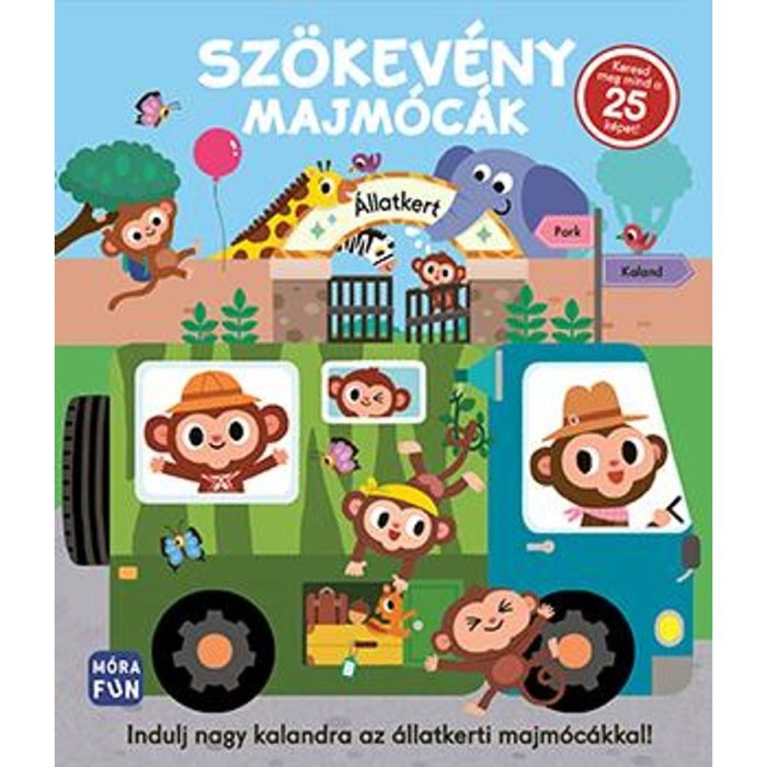 Sz&ouml;kev&eacute;ny majm&oacute;c&aacute;k - Indulj nagy kalandra az &aacute;llatkerti majm&oacute;c&aacute;kkal!