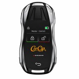 Cheie Auto Smart CerCip 828 Argintiu, Display LCD Touchscreen, 4 Butoane, Activare Keyless Entry