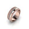 Verigheta dama aur roz 14K, model 60, eleganta, personalizabila