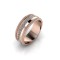 Verigheta dama din aur roze 14K - 60