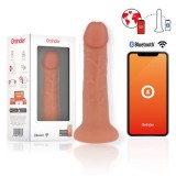 ONINDER - SMALL BOGOT&Aacute; VIBRATOR DILDO 9 SPEEDS NATURAL 17.5 CM -O- 4 CM - FREE APP