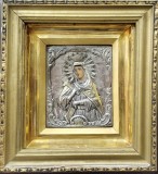 Sf. Imparateasa Alexandrina, Icoana Romaneasca din Argint, Sfarsit Sec. XIX