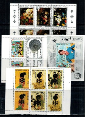 Tchad - Lot 4 colite neuzate foto