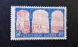 Algeria 1930 Centenarul Prezentei Franceze Peisaj &amp; Arcada Maură 50c Albastru/Roz (Yvert 69) Neștampilat - RIM2