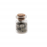 Sticla cu cristale naturale jad serpentin chips 6-12mm 3cm