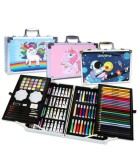 Set Mare de Desen cu 145 de Piese, &Icirc;ntr-o Valiză cu Unicorn