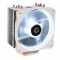 Cooler CPU ID-Cooling SE-214L Snow V2, Iluminare alba, Ventilator 130mm, 4x...