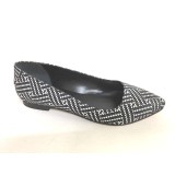 Balerini din piele Black CoraN