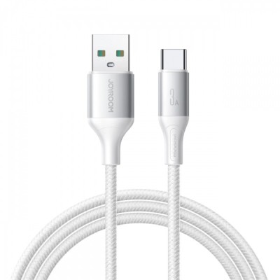Cablu Date si Incarcare USB-A - USB-C Joyroom S-A28 Flash, 30W, 2m, Alb foto