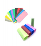 Set 50 Bucati 72/30mm tuburi PVC termocontractabile pentru Baterii 18650 Culori mixte