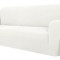 Husa de canapea Ystyle, 4 locuri cu cotiera, 233-293 cm, alb - RESIGILAT