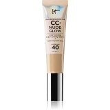 IT Cosmetics Your Skin But Better CC + Nude Glow Fond de ten iluminator SPF 40 culoare Light 32 ml