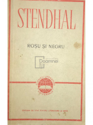 Stendhal - Roșu și negru (editia 1959) foto