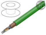 Cablu Ethernet ETHERLINE Cat.7 S/FTP 4x2x23AWG Cu Verde