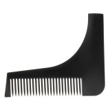 Cumpara ieftin Pieptan pentru modelarea si conturarea barbii, plastic, negru