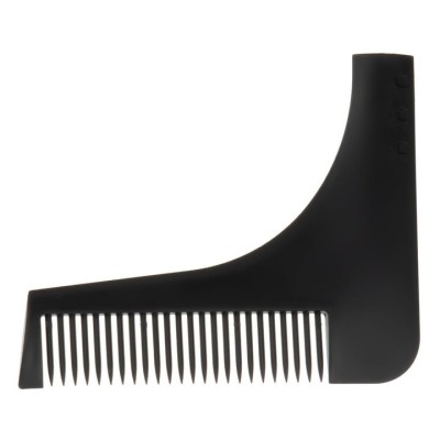 Pieptan pentru modelarea si conturarea barbii, plastic, negru foto