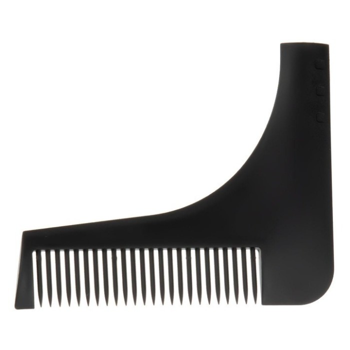 Pieptan pentru modelarea si conturarea barbii, plastic, negru