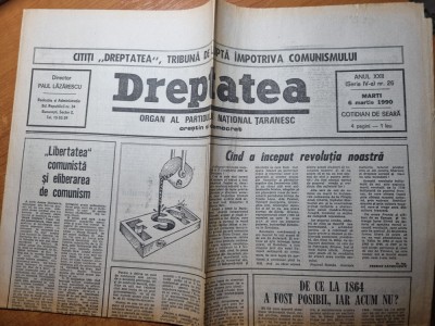 dreptatea 6 martie 1990-art. cand a inceput revolutia noastra,virgil trofin foto