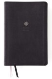 Niv, Men&#039;s Devotional Bible, Large Print, Leathersoft, Black, Comfort Print