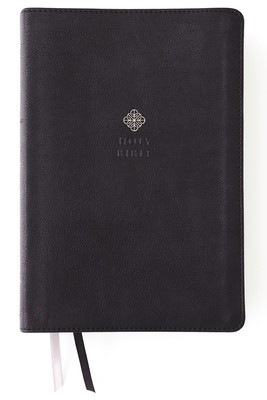 Niv, Men&amp;#039;s Devotional Bible, Large Print, Leathersoft, Black, Comfort Print foto