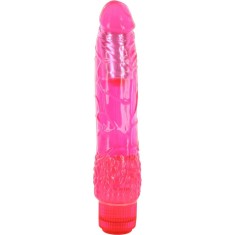 H2O Patriot - Vibrator realist, roz, 22 cm