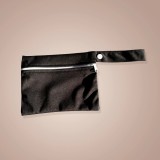 Weekiss Black Wetbag Period Bag - Leakproof Pouch for Menstrual Gear &amp; Travel Essentials