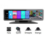 Cumpara ieftin Navigator pentru bord Star T88 DVR, 4G, Display 12 , Android 8.1, 2GB RAM 32GB ROM, Flota, GPS, ADAS, Night vision, 4 Camere