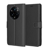 Husa Realme 14 Pro+ Techsuit Leather Folio, negru