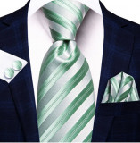 Set cravata + batista + butoni - matase - model 575, HTM