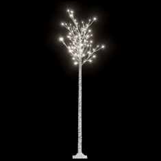 Pom Crăciun 200 LED-uri alb rece 2,2 m salcie interior/exterior