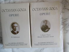 OCTAVIAN GOGA OPERE VOL I-II foto