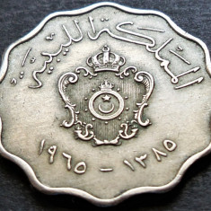 Moneda exotica 50 MILLIEMES - LIBIA, anul 1965 *cod 1859