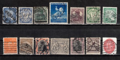 A7 T4 25 - Timbre foarte vechi - Germania foto