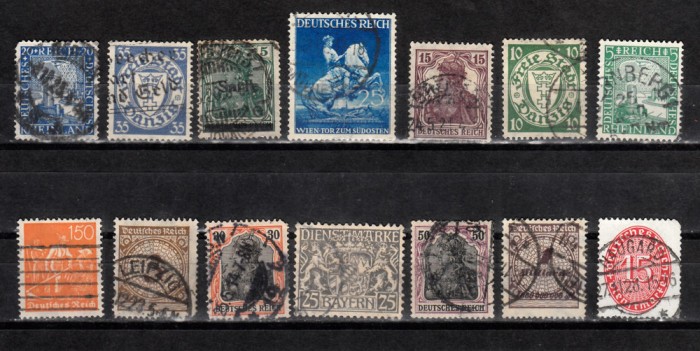 A7 T4 25 - Timbre foarte vechi - Germania