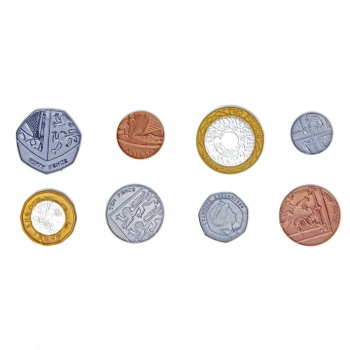 Set cu 700 monede de jucarie (lire) PlayLearn Toys